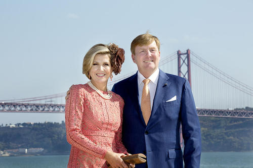 پادشاه و ملکه هلند در سفر رسمی 3 روزه به شهر لیسبون پایتخت پرتغال