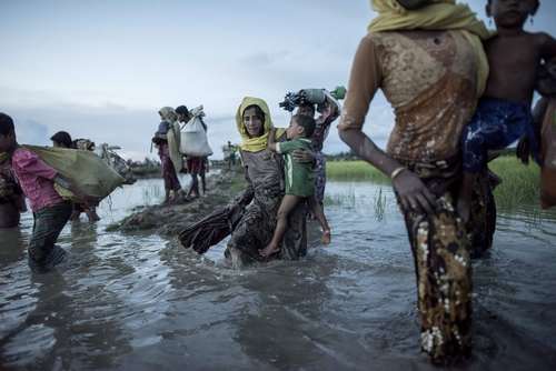 ورود پناهجویان مسلمان میانماری به بنگلادش