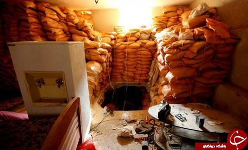 نمونه‌ای از تونل‌های زیرزمینی داعش در مناطق مختلف شهر