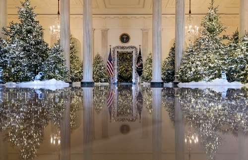 تزیینات کریسمس 2017 در کاخ سفید/ عکس: آسوشیتدپرس