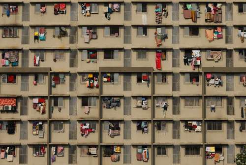 نمای ساختمانی در بمبئی هند