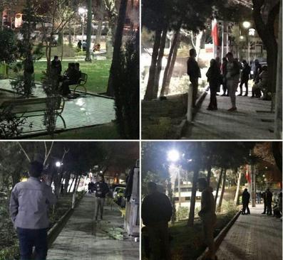 حضور مردم تهران در پارکها
