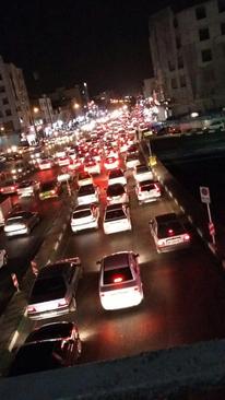 ترافیک سنگین خیابان پیروزی تهران