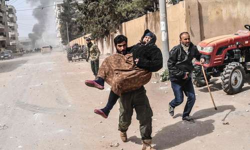 شهر عفرین سوریه پس از ورود نیروهای ترکیه – عکس: خبرگزاری فرانسه