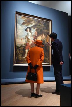 بازدید ملکه بریتانیا از آکادمی سلطنتی هنر بریتانیا – لندن