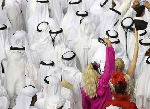 مسابقات اسب‌سواری در شهر دوبی امارات متحده عربی- عکس: خبرگزاری فرانسه