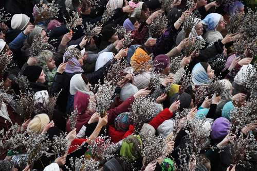 مراسم آیینی عید پاک در چیتا روسیه