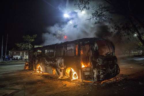 ادامه تظاهرات و ناآرامی‌ها در شهر ماناگوئا پایتخت نیکاراگوئه