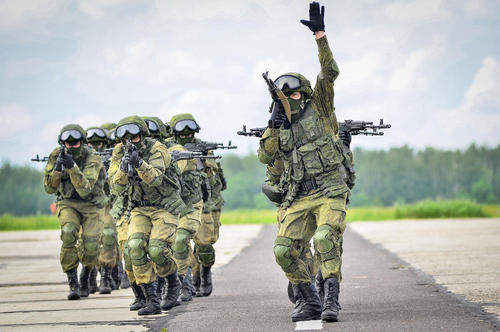 رزمایش نیروهای ویژه ارتش روسیه