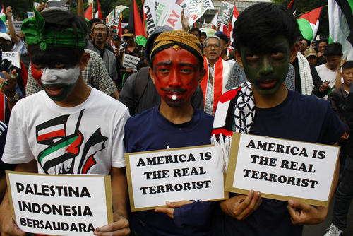 تظاهرات روز جهانی قدس در جاکارتا اندونزی