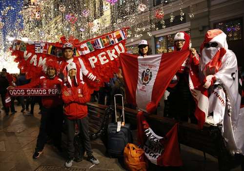 حامیان تیم ملی فوتبال پرو در جام جهانی روسیه - مسکو