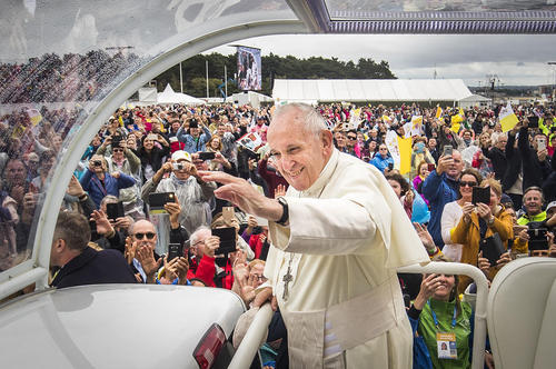 استقبال از پاپ فرانسیس در ایرلند