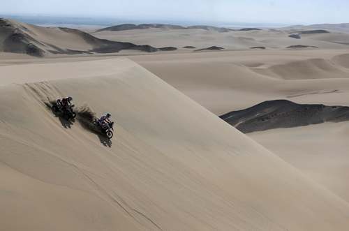 مسابقات موتورسواری رالی داکار در کشور پرو