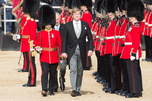 استقبال رسمی از پادشاه هلند در لندن