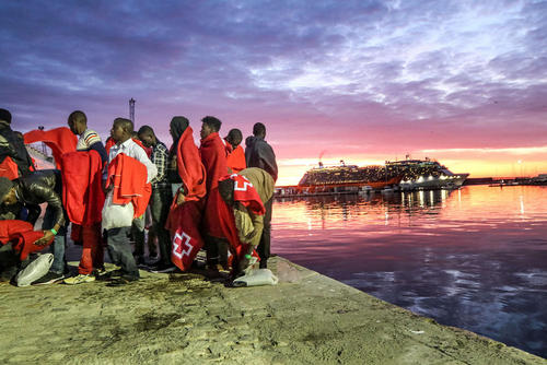 پناهجویان آفریقایی در مالاگا اسپانیا
