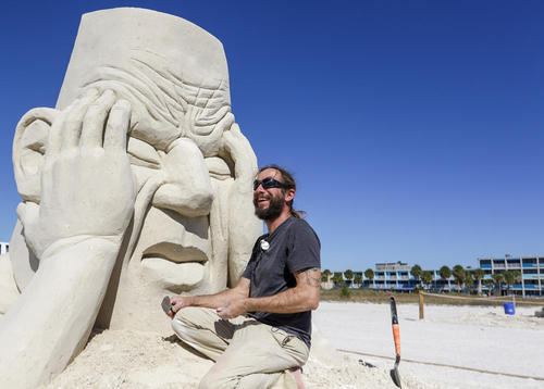 جشنواره بین‌المللی ساخت مجسمه‌های شنی در فلوریدا آمریکا 