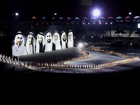 مراسم چهل و هفتمین سالگرد روز ملی کشور امارات متحده عربی در استادیوم 