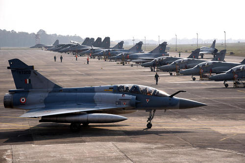 رزمایش مشترک نیروی هوایی هندوستان و ایالات متحده آمریکا در بنگال غربی هند