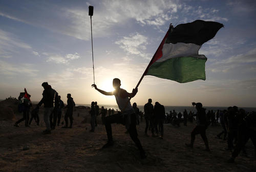 تظاهرات ضداسراییلی علیه محاصره غزه در منطقه 