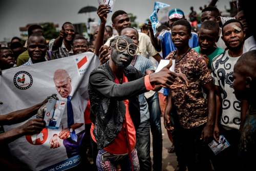 گردهمایی هواداران نامزد اپوزیسیون انتخابات ریاست جمهوری جمهوری دموکراتیک کنگو در شهر 