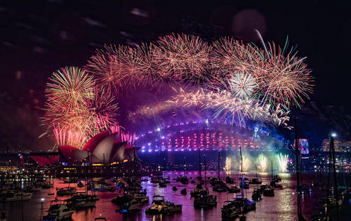 شهر سدینی استرالیا از نخستین شهرهای جهان است که دیروز وارد سال 2019 شد.