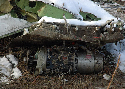 لاشه هواپیمای بوئینگ 727