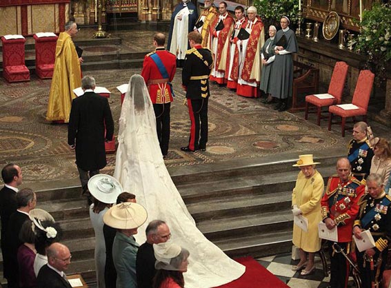 ازدواج نوه ملکه بریتانیا