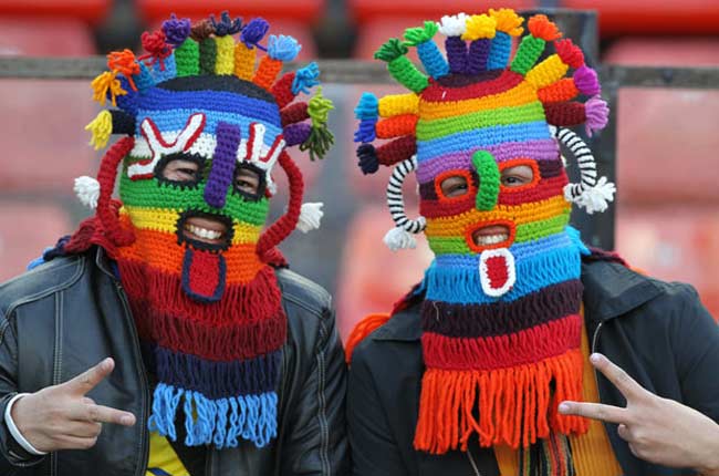 طرفداران تيم فوتبال اكوادور