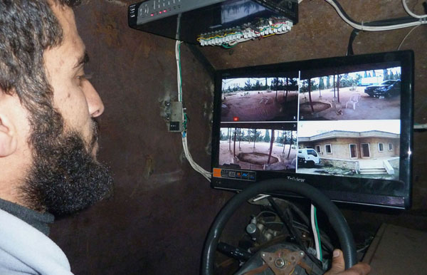 خودروی زرهی دست ساز در سوریه