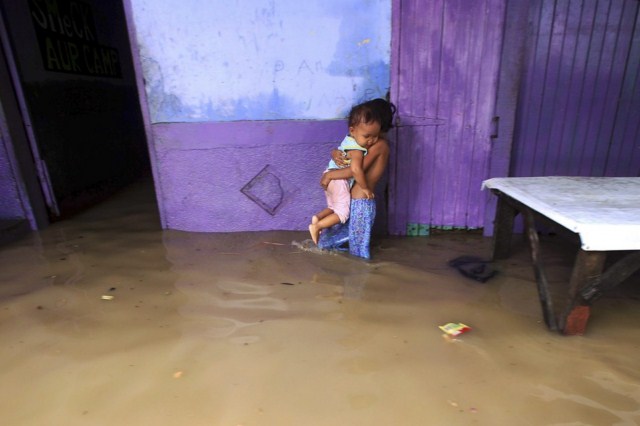 سیل در شهر مدان اندونزی