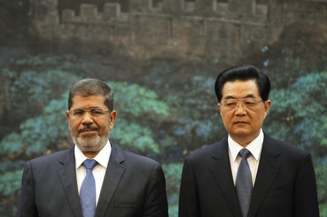 روسای جمهور مصر و چین