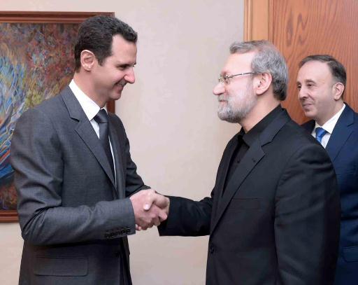علی لاریجانی و بشار اسد دیدار کردند