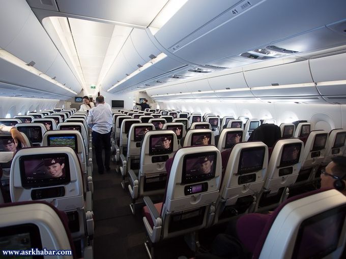 هواپیمای مسافری قطر (عکس)