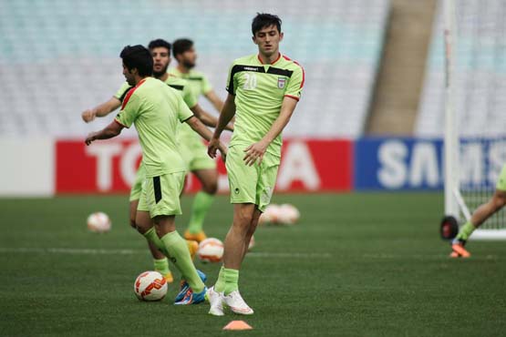آخرین تمرین تیم ملی قبل از بازی امروز (عکس)