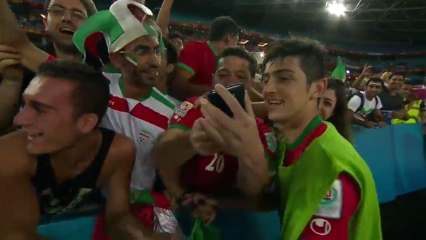 سلفی سردار و هوادارن پس از بازی ( عکس )