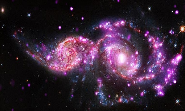 تصاویر کریسمسی ناسا از آتش‌بازی در کیهان