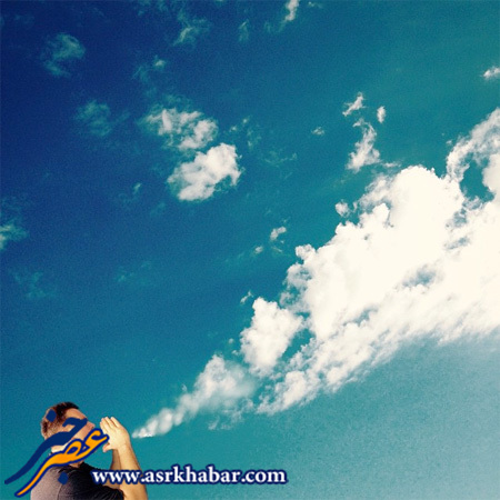 هنرنمایی با ابر (عکس)