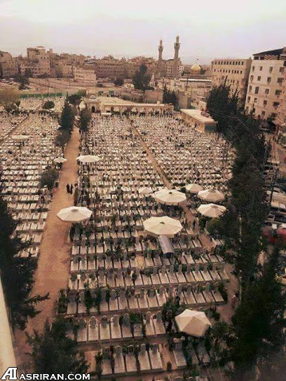 مقبره شهدای زینبیه سوریه (عکس)