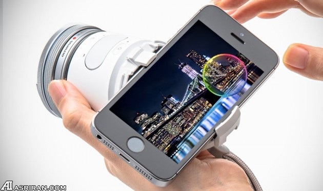 تبدیل موبایل هوشمند به دوربین شبه DSLR