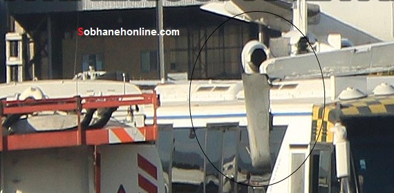تصادف هواپیمای ماهان با کامیون حمل سوخت در مهرآباد/ نوک بال کنده شد (+عکس)