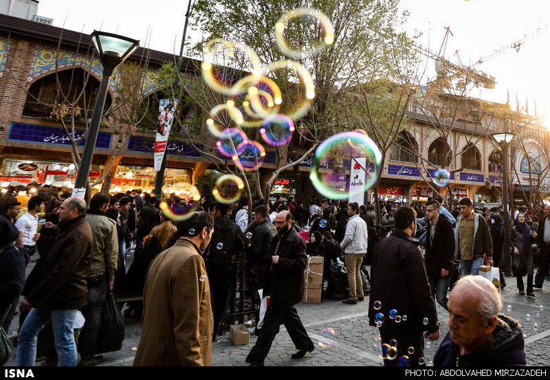 عکسهای عزاداری بازار تهران