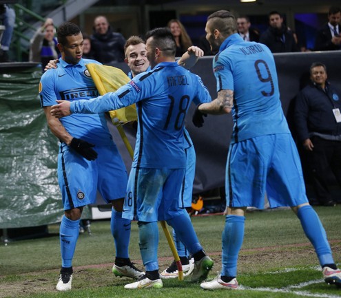 اینتر تنها نام مشهور یک هشتم نهایی لیگ اروپا ( گزارش تصویری )