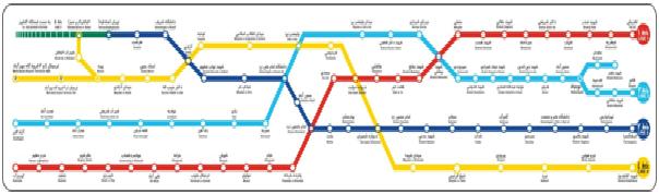 نقشه جدید خطوط مترو با افتتاح خط 3 + عکس