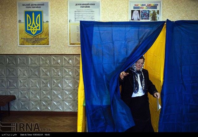 همه پرسی در اوکراین (عکس)