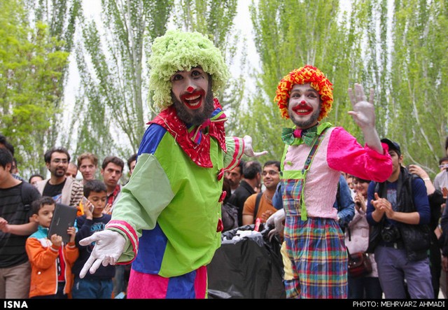 جشنواره تئاتر خیابانی در تبریز (عکس)