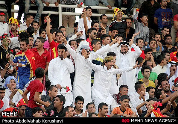 دیدار تیم های فوتبال فولاد خوزستان و السد قطر (عکس)