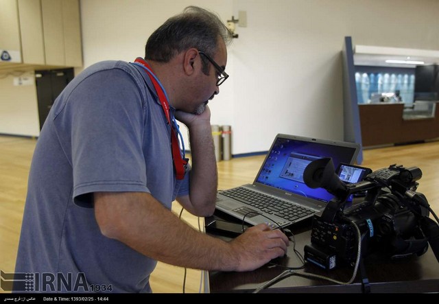 حاشیه هایی از مرکز رسانه در وین (عکس)