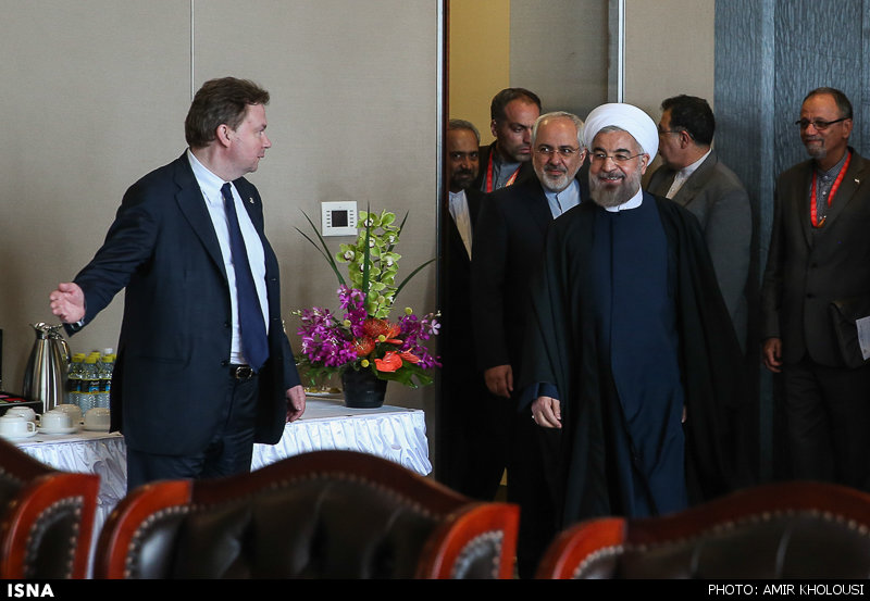 دیدار روحانی و پوتین (عکس)