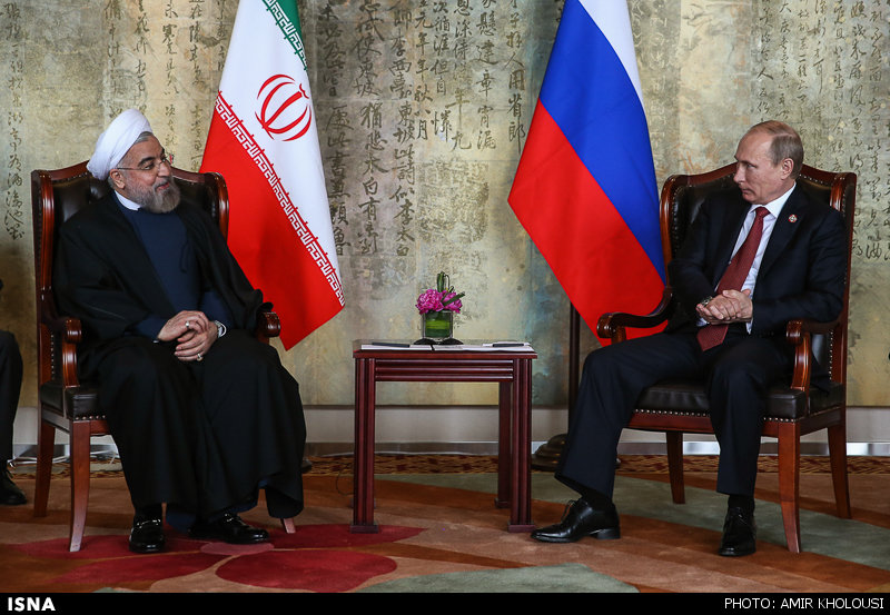 پوتین منتظر روحانی (عکس)