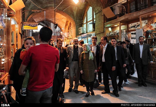 بازدید مدیر کل یونسکو از اصفهان (عکس)